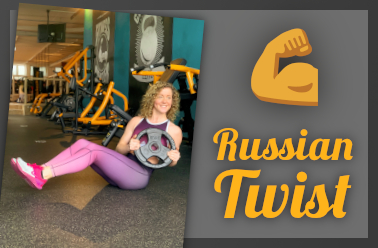 Bauchübung Russian Twist Club Koblenz